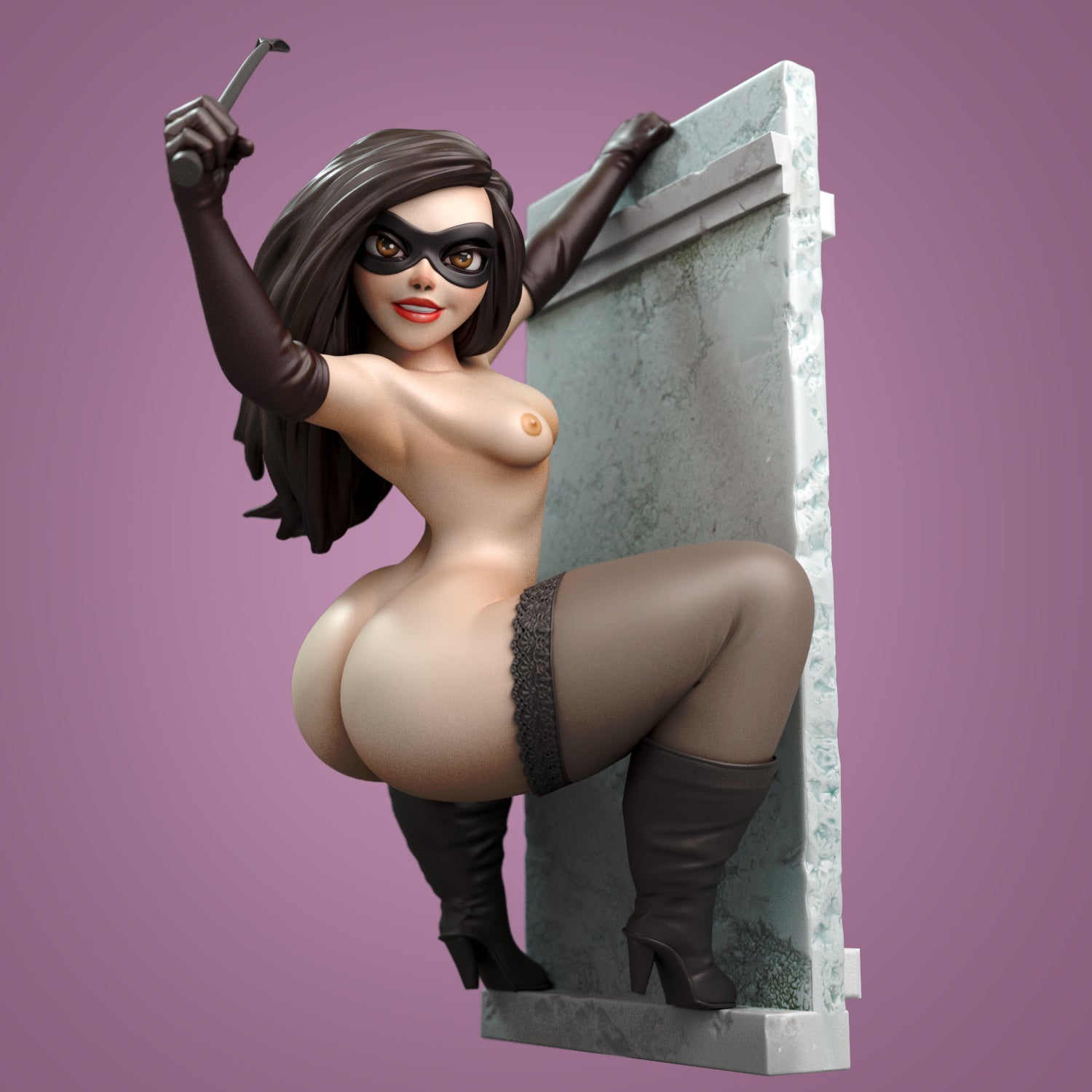 NSFW Auntie, Pin-up Miniatures by Torrida - Ravenous Miniatures
