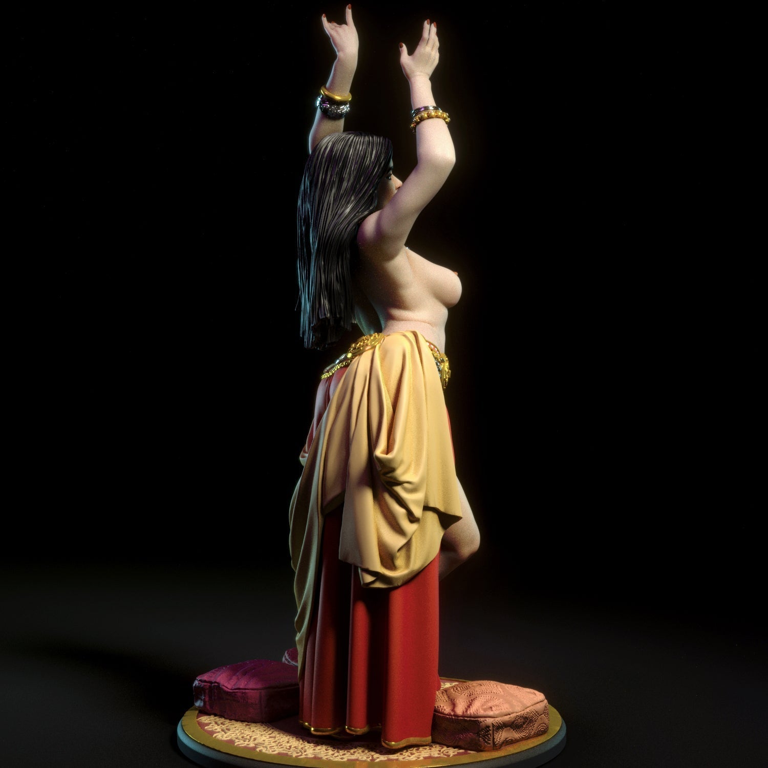 NSFW Belly Dancer, Fan art Miniatures by Torrida - Ravenous Miniatures