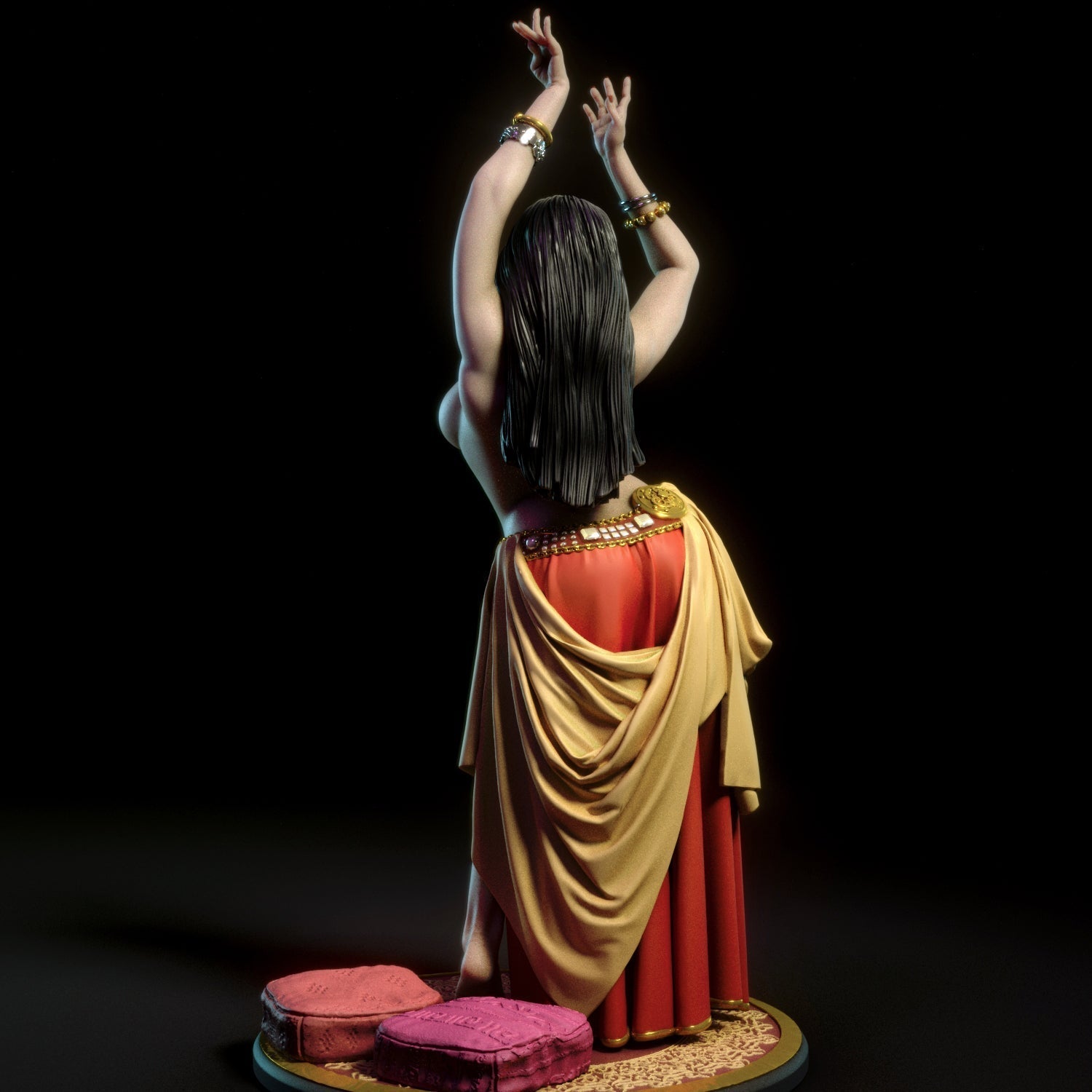 NSFW Belly Dancer, Fan art Miniatures by Torrida - Ravenous Miniatures