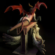 Load image into Gallery viewer, NSFW Demon and Angel, Pin-up Miniatures by Torrida - Ravenous Miniatures
