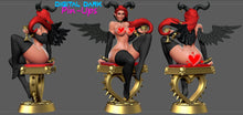 Load image into Gallery viewer, NSFW Devil lady, Pin-up Miniatures by Digital Dark - Ravenous Miniatures
