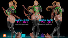 Load image into Gallery viewer, NSFW Elf girl archer, Pin-up Miniatures by Digital Dark - Ravenous Miniatures
