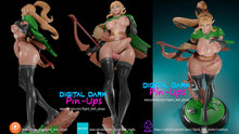 Load image into Gallery viewer, NSFW Futa Elf girl archer, Pin-up Miniatures by Digital Dark - Ravenous Miniatures

