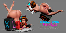 Load image into Gallery viewer, NSFW Futa Gamer girl Tails, Pin-up Miniatures by Digital Dark - Ravenous Miniatures
