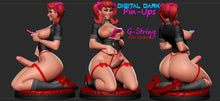 Load image into Gallery viewer, NSFW Futa Naughty girl, pin-up Miniatures by Digital Dark - Ravenous Miniatures
