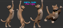 Lade das Bild in den Galerie-Viewer, NSFW Gamer girl kitty player, Pin-up Miniatures by Digital Dark - Ravenous Miniatures
