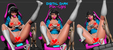 Load image into Gallery viewer, NSFW Gamer girl kitty player, Pin-up Miniatures by Digital Dark - Ravenous Miniatures
