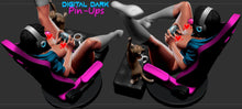 Load image into Gallery viewer, NSFW Gamer girl kitty player, Pin-up Miniatures by Digital Dark - Ravenous Miniatures

