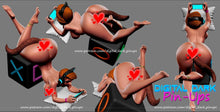 Cargar imagen en el visor de la galería, NSFW Gamer girl Tails, Pin-up Miniatures by Digital Dark - Ravenous Miniatures
