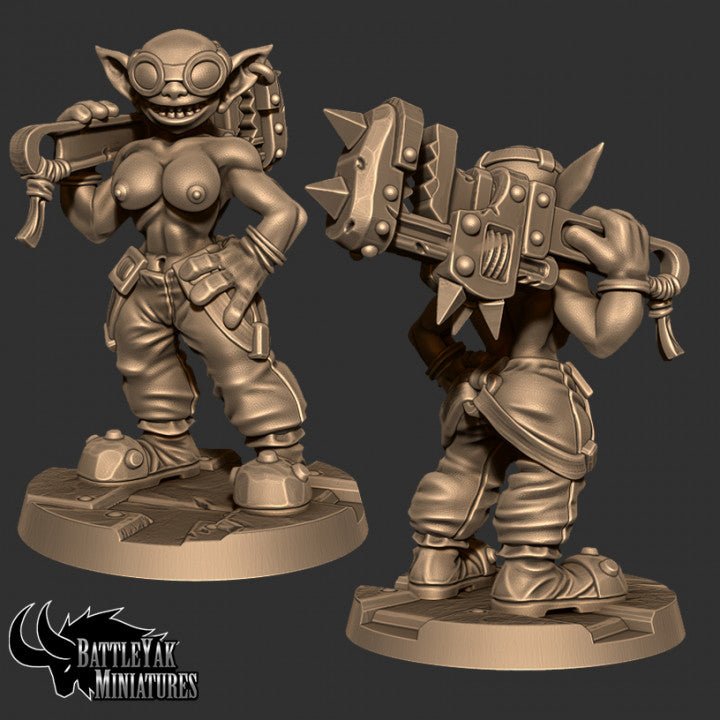 NSFW Goblin Greaser, resin 3D printed Miniature for TTRPG and Wargames - Ravenous Miniatures