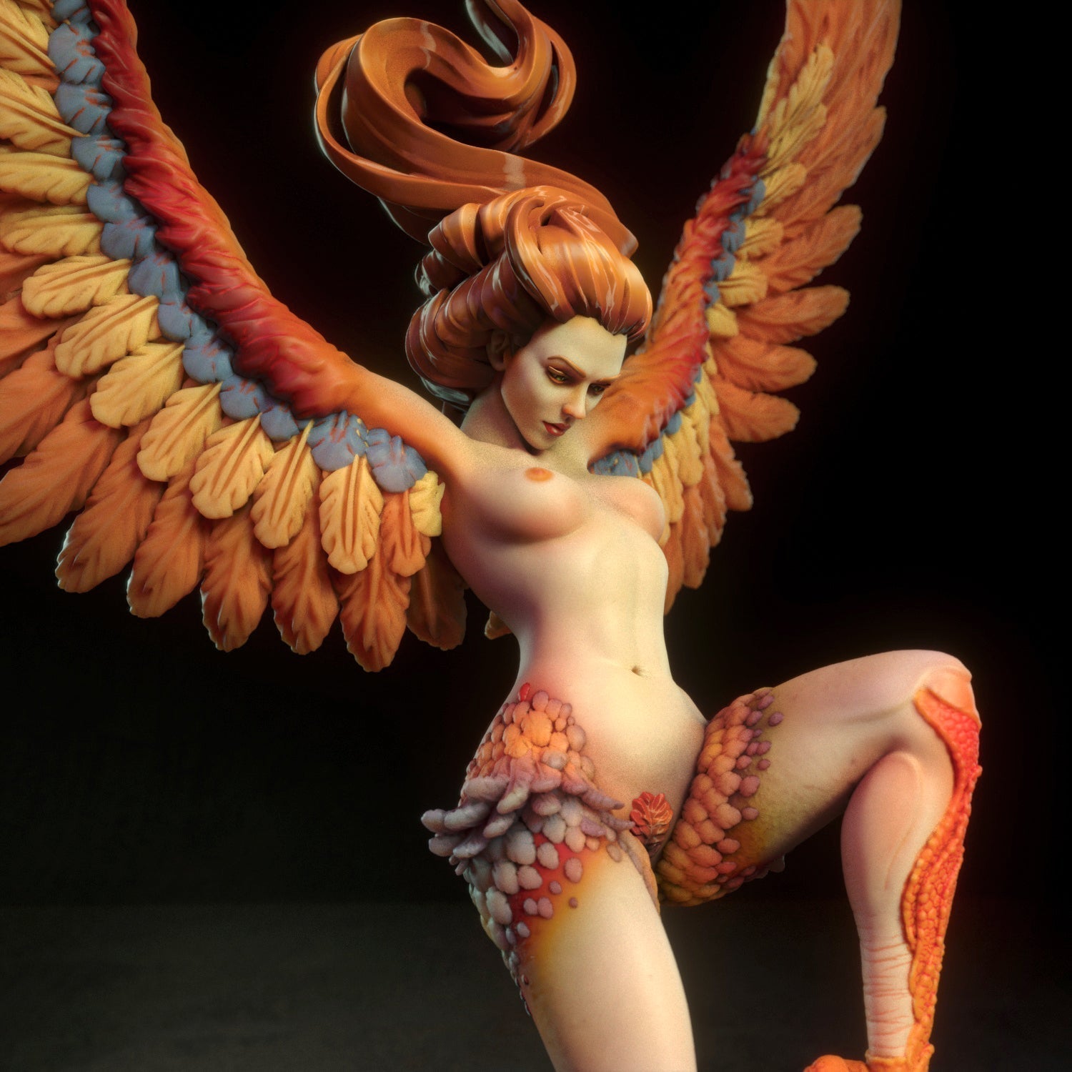 NSFW Harpy, pin-up Miniatures by Torrida - Ravenous Miniatures