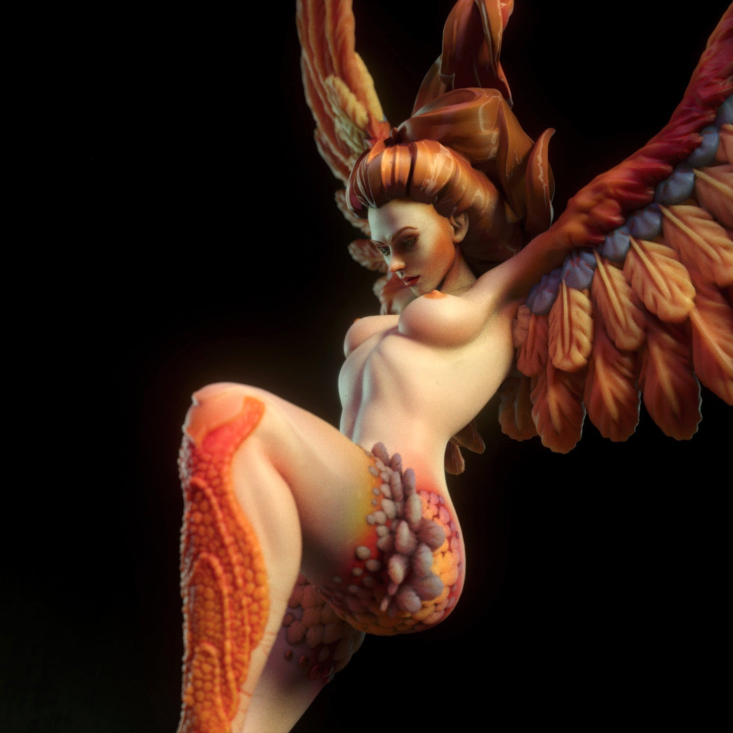 NSFW Harpy, pin-up Miniatures by Torrida - Ravenous Miniatures