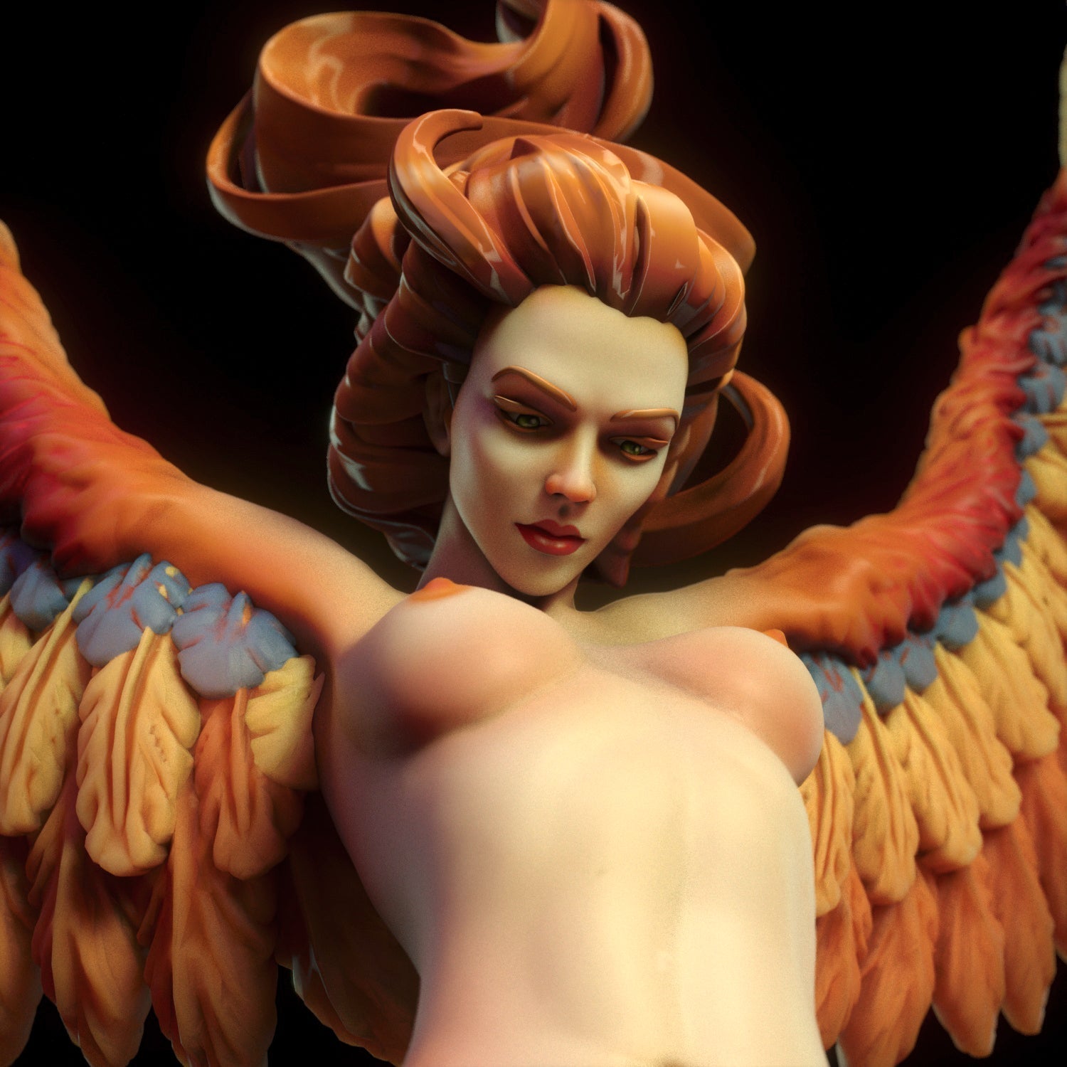 NSFW Harpy, pin-up Miniatures by Torrida - Ravenous Miniatures