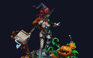 NSFW Hazel the Witch, Resin miniatures by RAW - Ravenous Miniatures