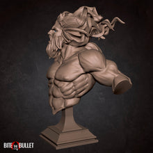 Load image into Gallery viewer, NSFW Male Genasi Anatomy Bust , Resin miniatures 11:56 (28mm / 32mm) scale - Ravenous Miniatures
