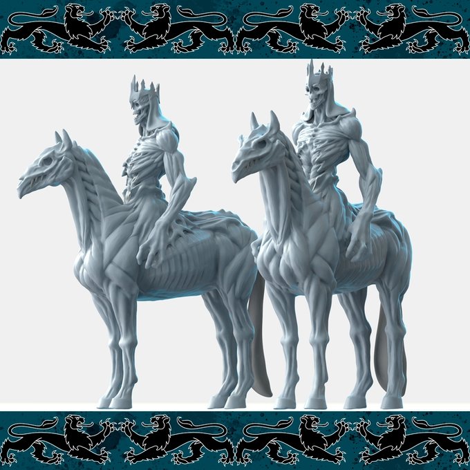 Nuckelavee, Resin miniatures 11:56 (28mm / 32mm) scale - Ravenous Miniatures