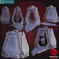 Orbital Drop Pods + Strike Support, Unpainted Resin Miniature Models. - Ravenous Miniatures