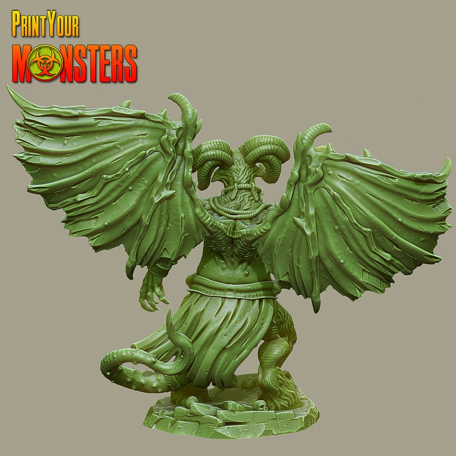 Orcus Demon (50mmBase) - Ravenous Miniatures