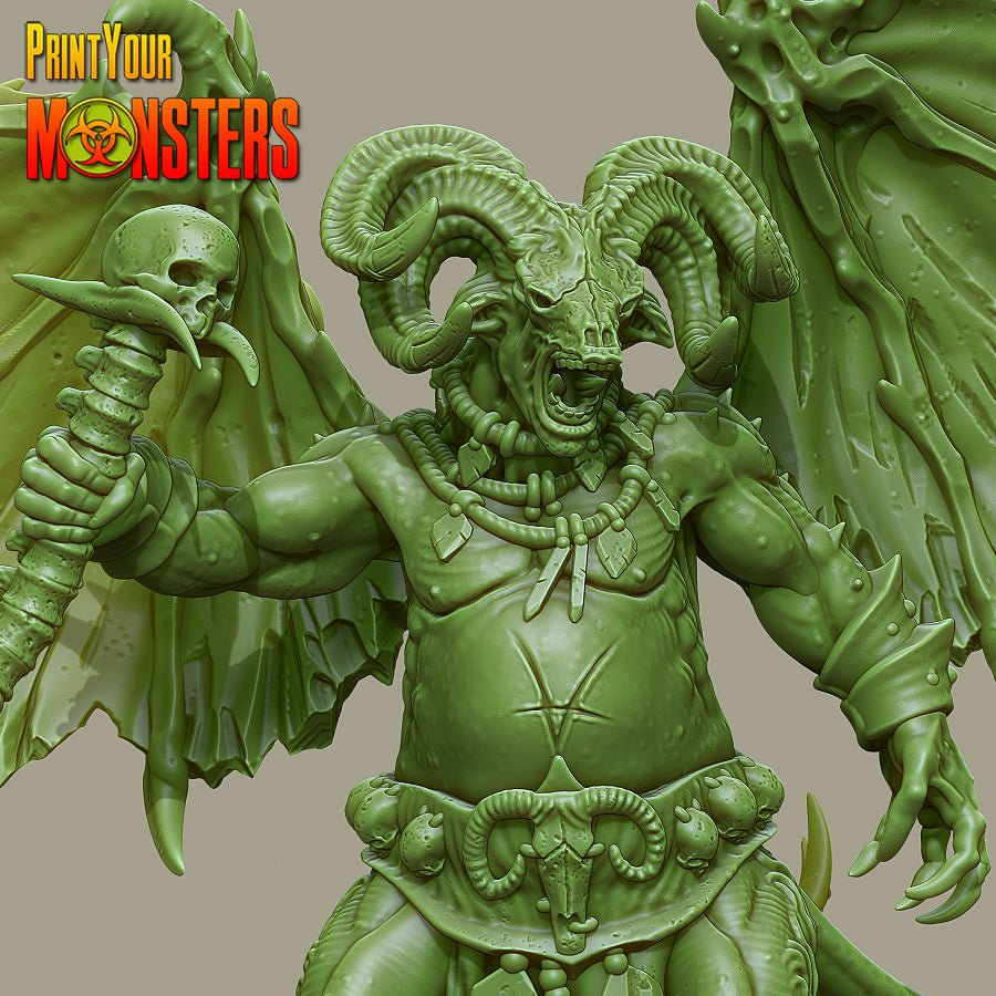 Orcus Demon (50mmBase) - Ravenous Miniatures