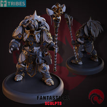 Charger l&#39;image dans la galerie, Paladin Cleric, Unpainted Resin Miniature Models. - Ravenous Miniatures
