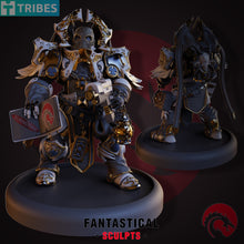 Load image into Gallery viewer, Paladin Cleric, Unpainted Resin Miniature Models. - Ravenous Miniatures
