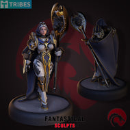 Paladin Sisters heavy, Unpainted Resin Miniature Models. - Ravenous Miniatures