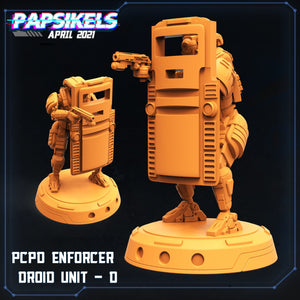 PCPD Enforcer Unit, 3d Printed Resin Miniatures - Ravenous Miniatures
