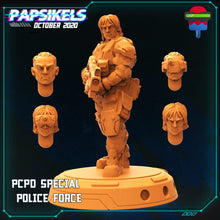 Load image into Gallery viewer, PCPD Special Police Force, 3d Printed Resin Miniatures - Ravenous Miniatures
