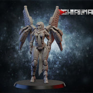 Pin-up 2 Valkyr, Resin miniatures 11:56 (28mm / 32mm) scale - Ravenous Miniatures