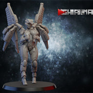 Pin-up Valkyr, Resin miniatures 11:56 (28mm / 32mm) scale - Ravenous Miniatures