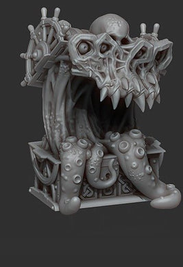 Pirate Chest Mimic (75mm) - Ravenous Miniatures