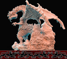 Load image into Gallery viewer, Primal Dragon, Resin miniatures 11:56 (28mm / 32mm) scale - Ravenous Miniatures
