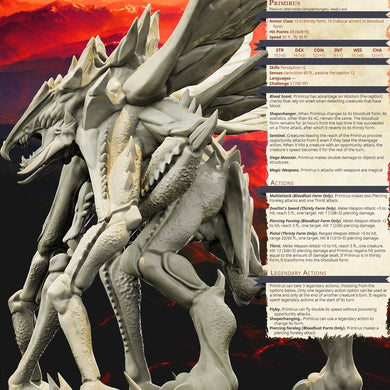 Primirus, Resin miniatures 11:56 (28mm / 34mm) scale - Ravenous Miniatures