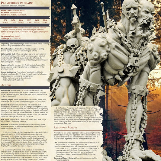 Prometheus, Resin miniatures 11:56 (28mm / 34mm) scale - Ravenous Miniatures