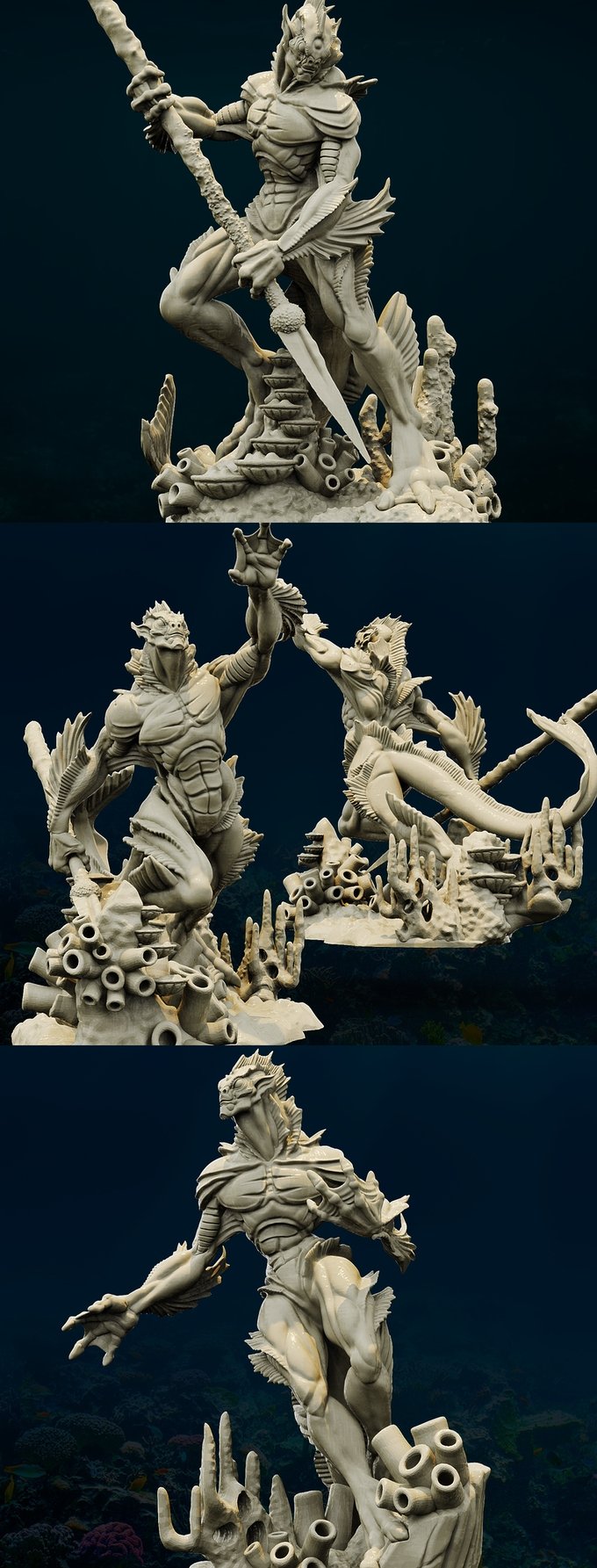 Proteus, Resin miniatures 11:56 (28mm / 34mm) scale - Ravenous Miniatures