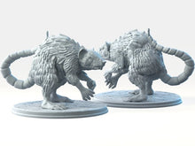 Load image into Gallery viewer, Rats, Resin miniatures 11:56 (28mm / 34mm) scale - Ravenous Miniatures
