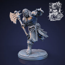 Load image into Gallery viewer, Razbok the Barbarian , 3d Printed resin miniatures by RAW - Ravenous Miniatures
