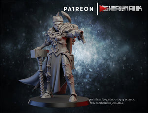 Red Marshal, Resin miniatures 11:56 (28mm / 32mm) scale - Ravenous Miniatures