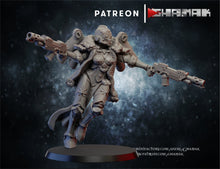 Lade das Bild in den Galerie-Viewer, Red sister screamers, Resin miniatures 11:56 (28mm / 32mm) scale - Ravenous Miniatures
