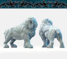 Загрузить изображение в средство просмотра галереи, Sabretooth Tiger, Resin miniatures 11:56 (28mm / 32mm) scale - Ravenous Miniatures
