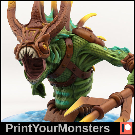 Sahuagin man-catcher - Ravenous Miniatures