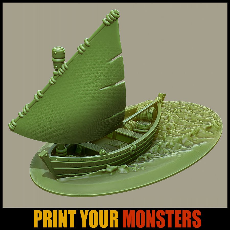 Sail Boat - Ravenous Miniatures