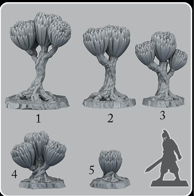 Sci-fi flowers - Ravenous Miniatures