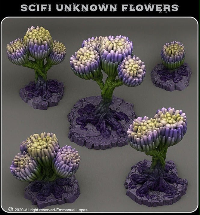 Sci-fi flowers - Ravenous Miniatures