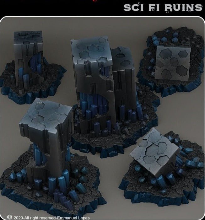 Scifi Ruins - Ravenous Miniatures