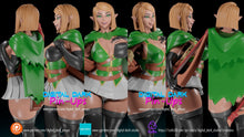 Load image into Gallery viewer, SFW Elf girl archer, Pin-up Miniatures by Digital Dark - Ravenous Miniatures
