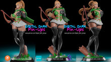 Load image into Gallery viewer, SFW Elf girl archer, Pin-up Miniatures by Digital Dark - Ravenous Miniatures
