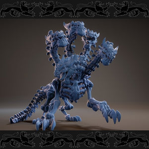 Skeletal Hydra, Resin miniatures 11:56 (28mm / 34mm) scale - Ravenous Miniatures