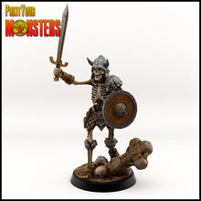 Charger l&#39;image dans la galerie, Skeleton Sword &amp; Board - Ravenous Miniatures
