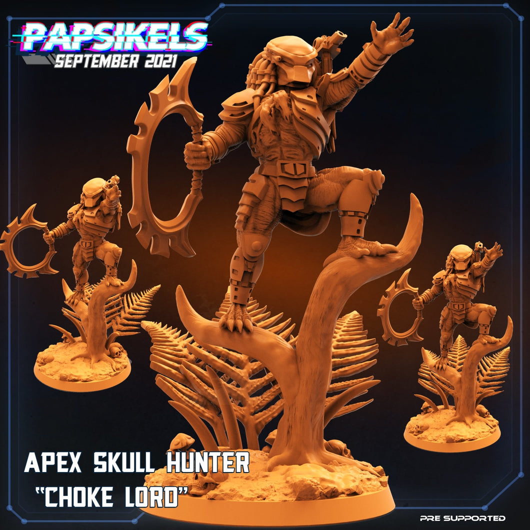 Skull hunter Choke Lord Epic, Resin miniatures, unpainted and unassembled - Ravenous Miniatures